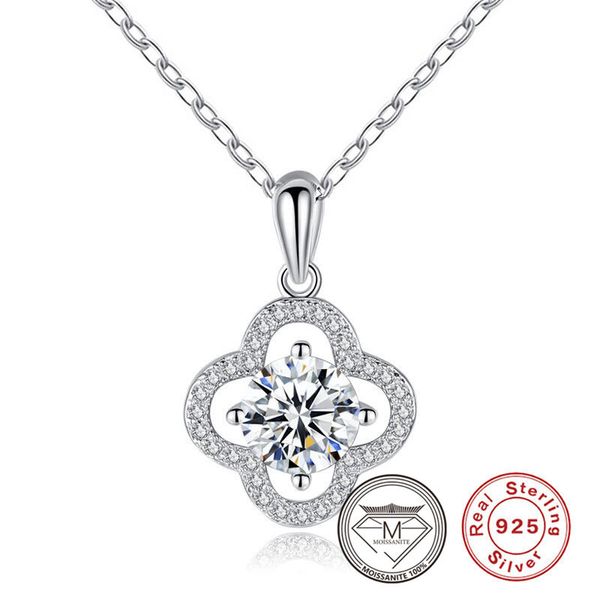 selling 925 sterling silver clover necklace with 1ct moissanit women fashion pendant necklace set
selling 925 sterling silver clover necklace with 1ct moissanit women fashion pendant necklace set
