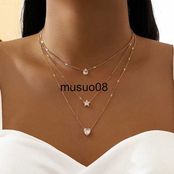 pendant necklaces crystal zircon heart star charm layered pendant necklace set for women charms fashion square rhinestone female vintage jew, Silver
pendant necklaces crystal zircon heart star charm layered pendant necklace set for women charms fashion square rhinestone female vintage jew, Silver