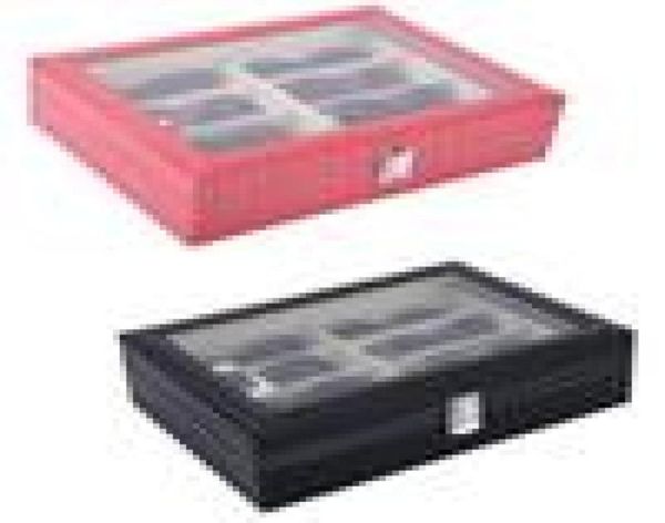 szanbana leather 8 pieces eyeglasses storage and sunglass glasses display case organizer pink and black7685007, Black
szanbana leather 8 pieces eyeglasses storage and sunglass glasses display case organizer pink and black7685007, Black