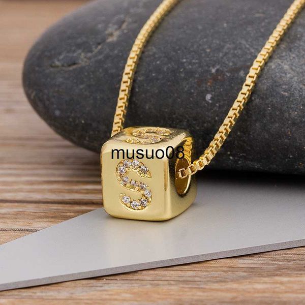 pendant necklaces nidin a-z initials micro pave copper cube letter pendant necklaces for women men charm chain family name jewelry gift j230, Silver
pendant necklaces nidin a-z initials micro pave copper cube letter pendant necklaces for women men charm chain family name jewelry gift j230, Silver