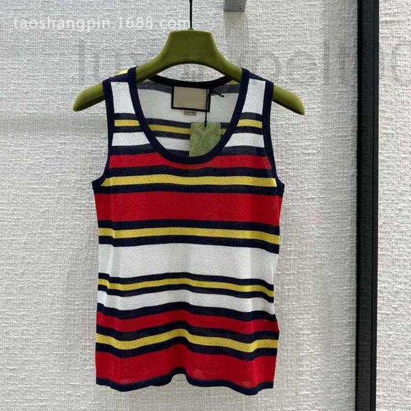 women's tanks & camis designer striped knitted vest, casual and versatile, contrasting color sleeveless new summer women's clothi, White
women's tanks & camis designer striped knitted vest, casual and versatile, contrasting color sleeveless new summer women's clothi, White