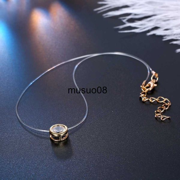pendant necklaces 1 pcs fashion alloy contain invisible stone necklace gold metal color transparent clavicular chain necklace for women n18-, Silver
pendant necklaces 1 pcs fashion alloy contain invisible stone necklace gold metal color transparent clavicular chain necklace for women n18-, Silver