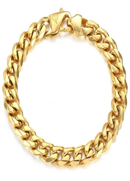 davieslee 11mm male bracelet cuban curb link chain 316l stainless steel bracelet for men boys gold silver color 89 inch dhb5149332742, Black
davieslee 11mm male bracelet cuban curb link chain 316l stainless steel bracelet for men boys gold silver color 89 inch dhb5149332742, Black