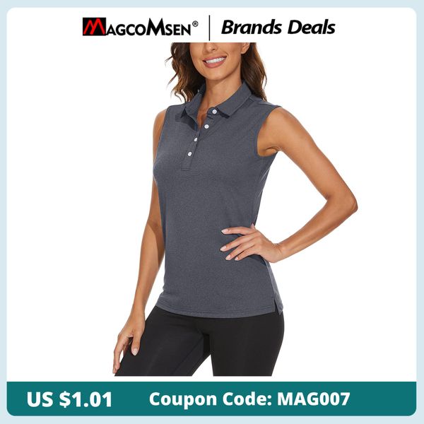polos magcomsen women's sleeveless polo golf shirts summer quick dry lightweight vests with 4 buttons athletic tank sportswear, White
polos magcomsen women's sleeveless polo golf shirts summer quick dry lightweight vests with 4 buttons athletic tank sportswear, White