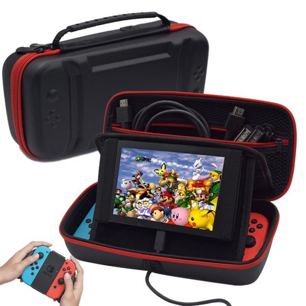 organizer pu storage bag black hard portable carrying case bracket pouch for nintendo switch console protective cover accessories
organizer pu storage bag black hard portable carrying case bracket pouch for nintendo switch console protective cover accessories