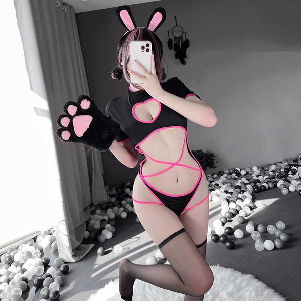 nxy set bunny cosplay costumes women bodysuit heart shaped hollow out black pink tempatation lingerie skinny body suit 230426, Red;black
nxy set bunny cosplay costumes women bodysuit heart shaped hollow out black pink tempatation lingerie skinny body suit 230426, Red;black