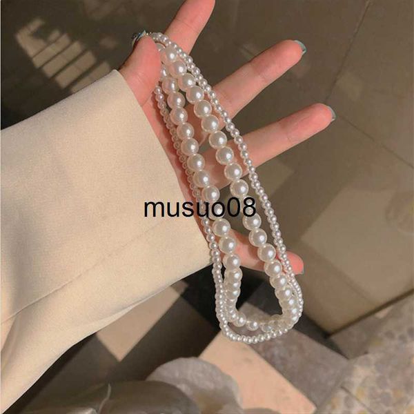 pendant necklaces new korean fashion double layer pearl necklace women simple personality necklace wedding jewelry birthday collares para mu, Silver
pendant necklaces new korean fashion double layer pearl necklace women simple personality necklace wedding jewelry birthday collares para mu, Silver