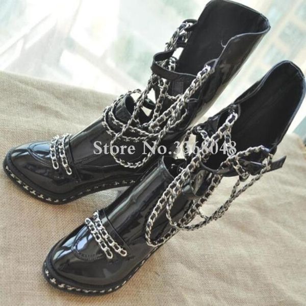 ankle high black white motorcycle boots shoes spring fall winter women chained ankle boots chunky heels hollow big size cx2008205188879
ankle high black white motorcycle boots shoes spring fall winter women chained ankle boots chunky heels hollow big size cx2008205188879