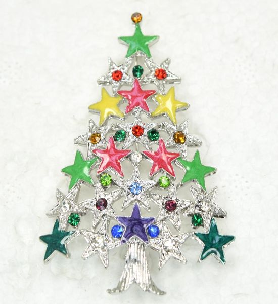 12pcslot whole colorful crystal rhinestone enameling christmas tree pin brooch christmas gift brooches c5506708027, Gray
12pcslot whole colorful crystal rhinestone enameling christmas tree pin brooch christmas gift brooches c5506708027, Gray