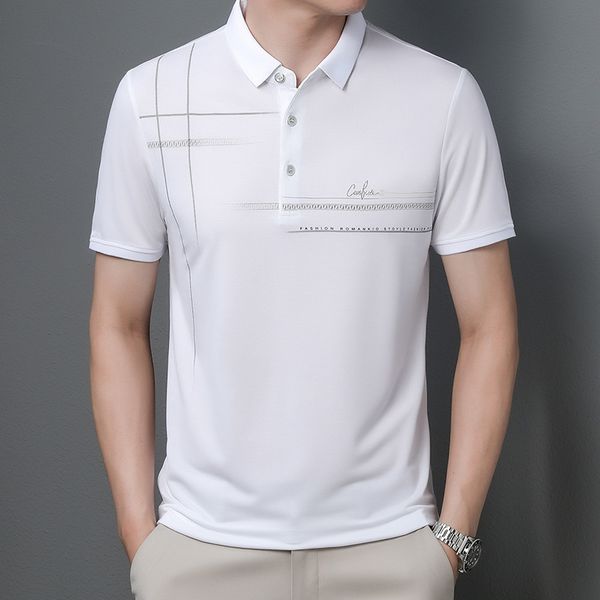 men's polos 2023 summer men's upscale business polo thin youth solid color fashion casual short sleeve quick drying mens shirtkkve, White;black
men's polos 2023 summer men's upscale business polo thin youth solid color fashion casual short sleeve quick drying mens shirtkkve, White;black