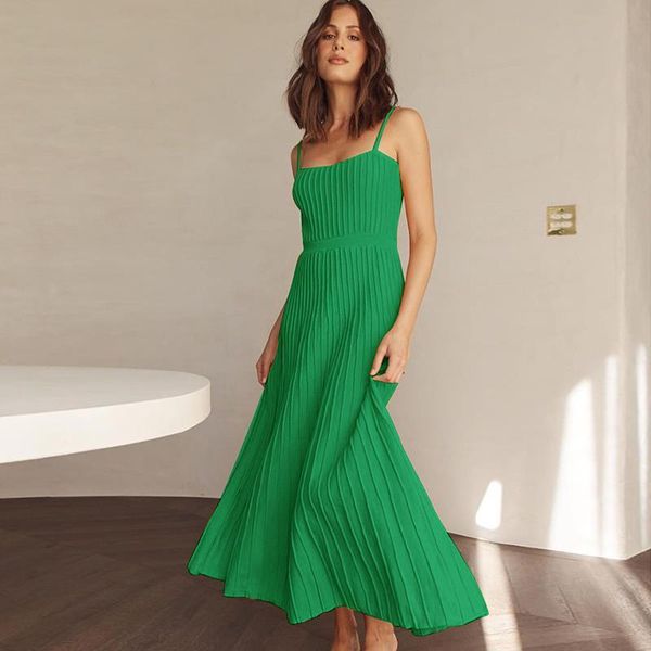 dresses women's dress 2023 summer clothes camisole knitted ins fashion casual midi dresses aline robe beach female vestidos, Black;gray
dresses women's dress 2023 summer clothes camisole knitted ins fashion casual midi dresses aline robe beach female vestidos, Black;gray