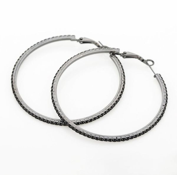 new big hoop earrings accessories cool fashion black rhinestone big circle earrings women party gift queen e0305299195, Silver
new big hoop earrings accessories cool fashion black rhinestone big circle earrings women party gift queen e0305299195, Silver