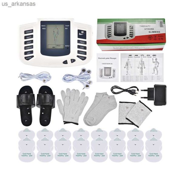 ems unit physiotherapy massager set muscle relax stimulator digital therapy machine 16 patches slippers gloves wristband socks l230523
ems unit physiotherapy massager set muscle relax stimulator digital therapy machine 16 patches slippers gloves wristband socks l230523