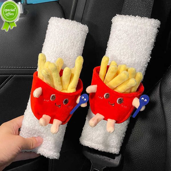 new 2pcs cute cartoon toy car seatbelt cover for baby style french fries hamburger model plush car seat strap cushion pads adults
new 2pcs cute cartoon toy car seatbelt cover for baby style french fries hamburger model plush car seat strap cushion pads adults