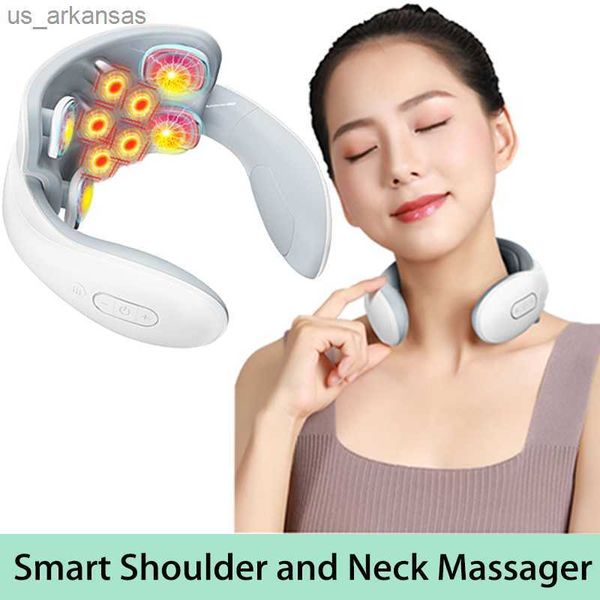 portable neck massager smart massager with tens pulse therapy nursing equipment for relieving neck and shoulder pain health care l230523
portable neck massager smart massager with tens pulse therapy nursing equipment for relieving neck and shoulder pain health care l230523
