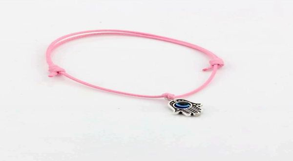 50pcs hamsa hand string evil eye lucky pink color wax cord spiritual bracelets success protection1925036, Bronze;silver
50pcs hamsa hand string evil eye lucky pink color wax cord spiritual bracelets success protection1925036, Bronze;silver