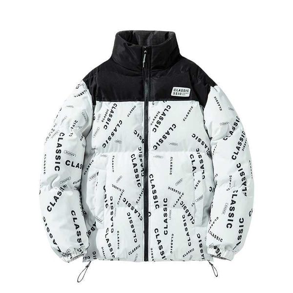 down jacket men's short winter thickened new warm trend fashionable casual men's coat e, Black
down jacket men's short winter thickened new warm trend fashionable casual men's coat e, Black