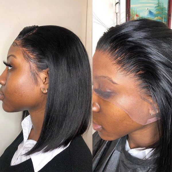 straight short bob wig human hair 4x1 t part lace closure peruvian remy 150% density transparent lace wigs for women human hair, Black;brown
straight short bob wig human hair 4x1 t part lace closure peruvian remy 150% density transparent lace wigs for women human hair, Black;brown
