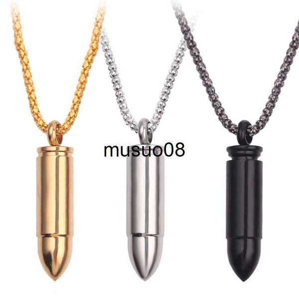pendant necklaces men bullet shaped pendant necklace punk rock hip-hop rapper jewelry for male j230601, Silver
pendant necklaces men bullet shaped pendant necklace punk rock hip-hop rapper jewelry for male j230601, Silver