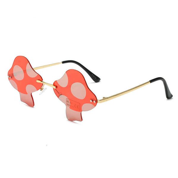 sunglasses brand luxury fashion designer outdoor summer new mushroom rimless personality ball glasses concave crossover, White;black
sunglasses brand luxury fashion designer outdoor summer new mushroom rimless personality ball glasses concave crossover, White;black
