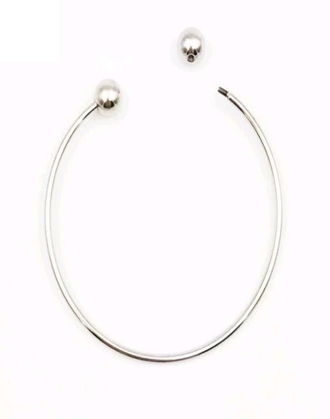 special design stainless steel diy open women cuff bangle 60mm screw removable for european beads charm bracelet9782641, White
special design stainless steel diy open women cuff bangle 60mm screw removable for european beads charm bracelet9782641, White