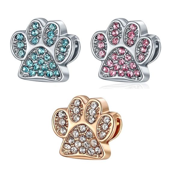 fits pandora original bracelets 20pcs dog paw print crystal silver charms beads pink heart enamel cake silver charms bead for wome4990321, Black
fits pandora original bracelets 20pcs dog paw print crystal silver charms beads pink heart enamel cake silver charms bead for wome4990321, Black