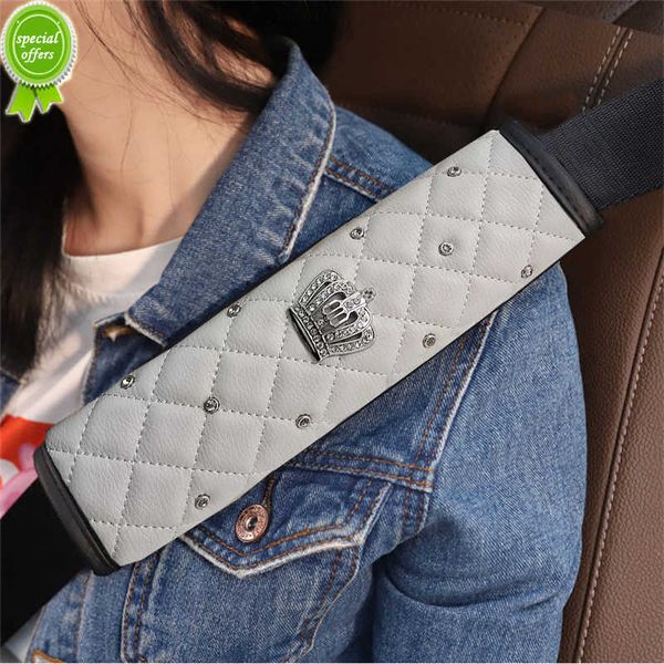 new 1pc crystal rhinestone crown car safety seat belt cover leather shoulder pad styling seatbelts pad car accessories
new 1pc crystal rhinestone crown car safety seat belt cover leather shoulder pad styling seatbelts pad car accessories
