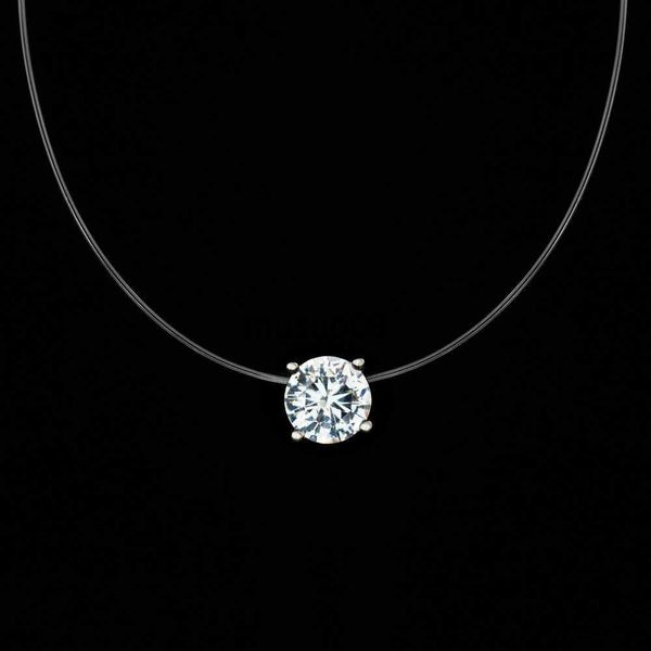 pendant necklaces female silver color invisible chain women rhinestone choker necklace transparent fishing line necklace collier femme 2023
pendant necklaces female silver color invisible chain women rhinestone choker necklace transparent fishing line necklace collier femme 2023