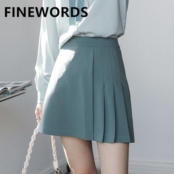 dresses finewords high waist blue pleated skirts women a line mini short skirts korean elegant solid casual easymatch fashion skirt, White;black
dresses finewords high waist blue pleated skirts women a line mini short skirts korean elegant solid casual easymatch fashion skirt, White;black