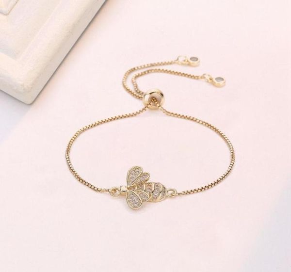 charm bracelets cute cubic zirconia bee for women gold chain crystal bracelet adjustable animal femme jewelry7235757, Golden;silver
charm bracelets cute cubic zirconia bee for women gold chain crystal bracelet adjustable animal femme jewelry7235757, Golden;silver