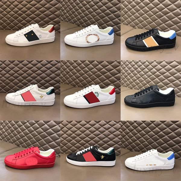 designer casual shoes leather sneakers cartoon tiger snake embroidery trainers classic stripes men sneakers low cut lace-up sneaker, Black
designer casual shoes leather sneakers cartoon tiger snake embroidery trainers classic stripes men sneakers low cut lace-up sneaker, Black