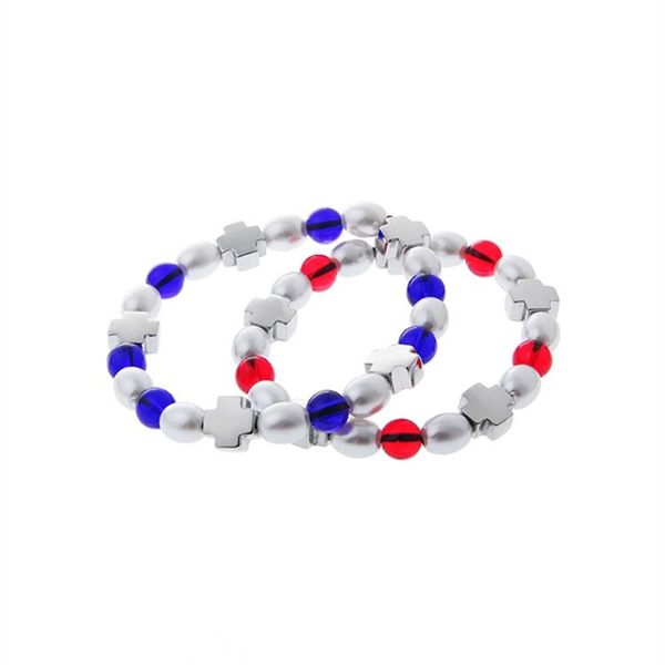 summer red blue colorful handmade beaded bracelet hip hop pearl splice cross jewelry ins fashionable charm accessories, Black
summer red blue colorful handmade beaded bracelet hip hop pearl splice cross jewelry ins fashionable charm accessories, Black