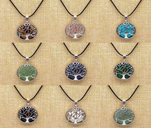 natural round stone tree of life necklaces pendants pink quartz white crystal lapis lazuli tiger turquoise eye opal neklace9925534, Silver
natural round stone tree of life necklaces pendants pink quartz white crystal lapis lazuli tiger turquoise eye opal neklace9925534, Silver