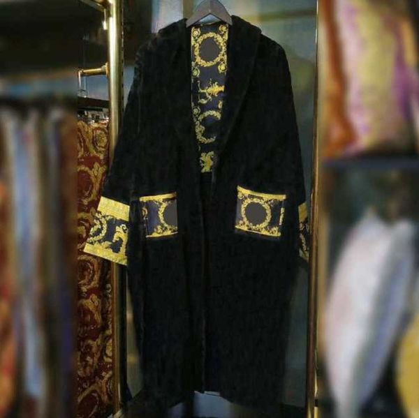 men's and women's home robe shawl collar cotton soft fluffy designer brand luxury retro bathrobe pajamas couple dressing gown nigh, Black;brown
men's and women's home robe shawl collar cotton soft fluffy designer brand luxury retro bathrobe pajamas couple dressing gown nigh, Black;brown