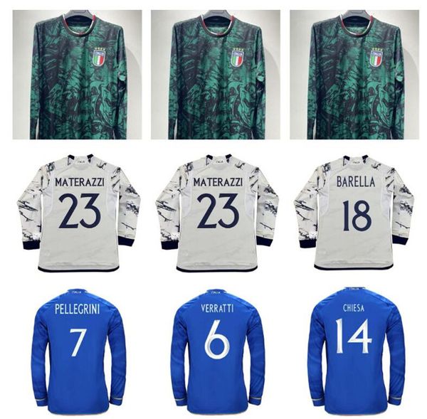 2023 italys soccer jerseys player version maglie da calcio long sleeve totti chiesa training suit italia 23 24 goalkeeper football shirt t m, Black;yellow
2023 italys soccer jerseys player version maglie da calcio long sleeve totti chiesa training suit italia 23 24 goalkeeper football shirt t m, Black;yellow