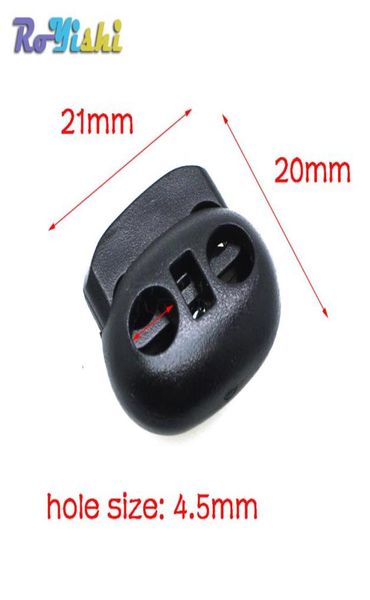 100pcslot cord lock bean toggle ser plastic size20mm21mm8mm toggle clip black7791432, Black
100pcslot cord lock bean toggle ser plastic size20mm21mm8mm toggle clip black7791432, Black