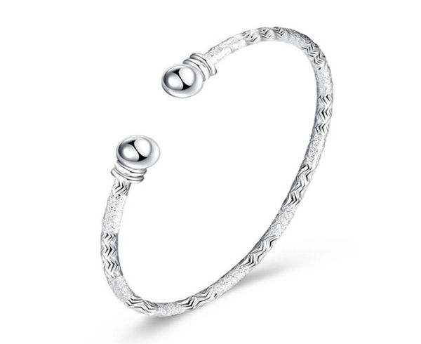 925 silver plated bangles for women beautiful jewelry minimalist style christmas presents whole 3157303, Black
925 silver plated bangles for women beautiful jewelry minimalist style christmas presents whole 3157303, Black