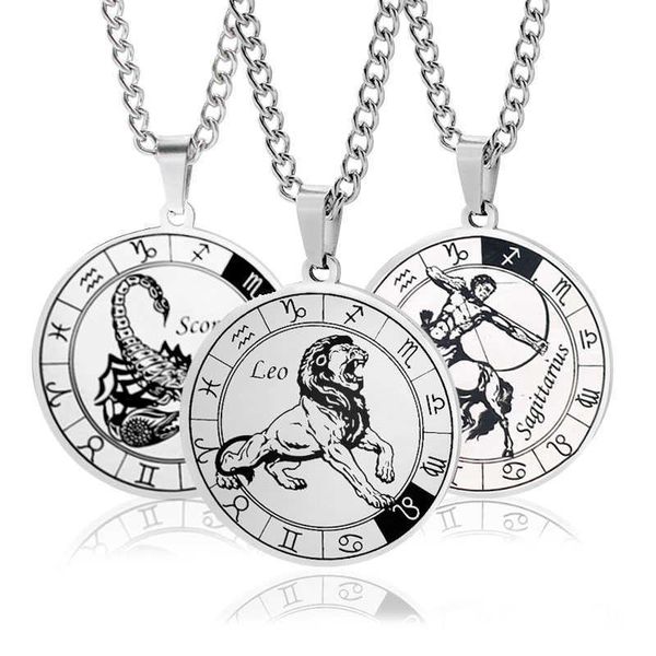 pendant necklaces vnistar 316 stainless steel zodiac pendant necklace wholesale men women horocope jewelry dropshipping never fade constella, Silver
pendant necklaces vnistar 316 stainless steel zodiac pendant necklace wholesale men women horocope jewelry dropshipping never fade constella, Silver