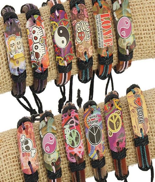 mixed order 100 genuine leather bracelet love peace sign butterfly skull pattern hemp rope adjustable bracelet 20pcslot8728552, Black
mixed order 100 genuine leather bracelet love peace sign butterfly skull pattern hemp rope adjustable bracelet 20pcslot8728552, Black