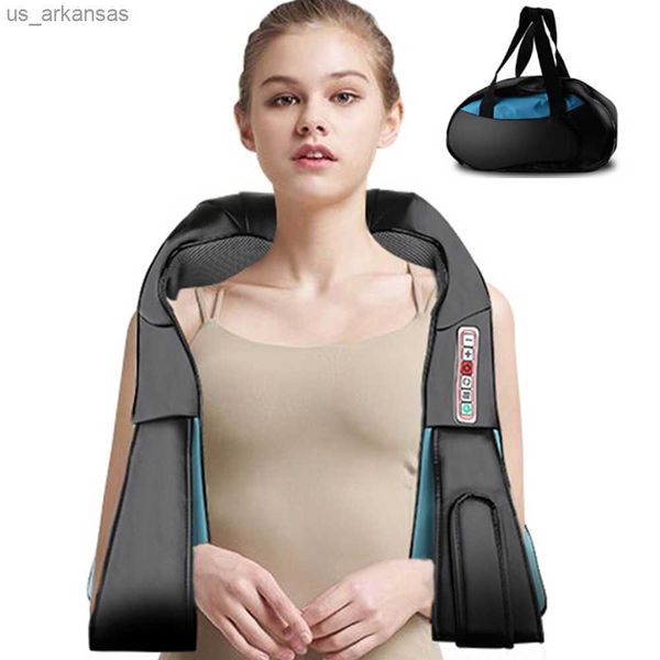 hand relase electric massager shiatsu cervical back neck shoulder massager shawl infrared heated massage relax machine l230523
hand relase electric massager shiatsu cervical back neck shoulder massager shawl infrared heated massage relax machine l230523