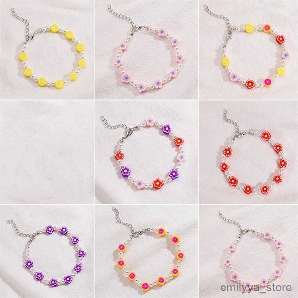 charm bracelets trendy new rice bracelet soft pottery flower fruit beaded bracelet for women summer jewelry party gifts accessories, Golden;silver
charm bracelets trendy new rice bracelet soft pottery flower fruit beaded bracelet for women summer jewelry party gifts accessories, Golden;silver