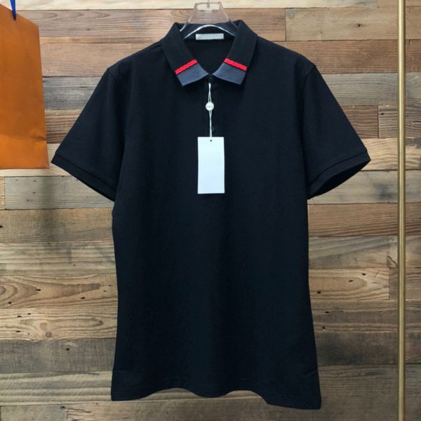short sleeves shirt mens polo shirts italy designer quality cotton clothes tees men high street embroidery fashion business casual summer po, White;black
short sleeves shirt mens polo shirts italy designer quality cotton clothes tees men high street embroidery fashion business casual summer po, White;black