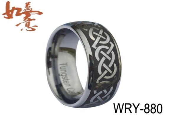 new arrivals domed black laser celtic tungsten carbide ring for men 8mm width item no wry88096929672673863, Silver
new arrivals domed black laser celtic tungsten carbide ring for men 8mm width item no wry88096929672673863, Silver