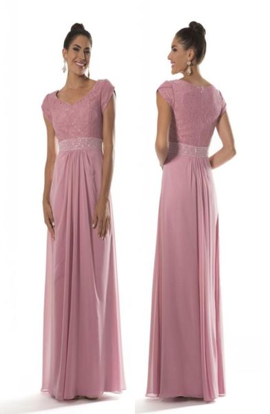 dusty pink lace chiffon long modest bridesmaid dresses with cap sleeves aline long floor length wedding party dresses formal summ7320641, White;pink
dusty pink lace chiffon long modest bridesmaid dresses with cap sleeves aline long floor length wedding party dresses formal summ7320641, White;pink