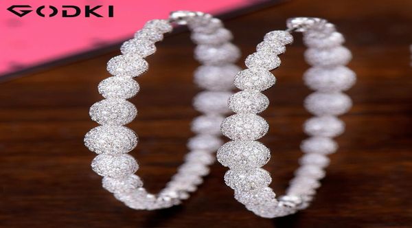 godki luxury disco ball design cubic zirconia statement hoop earrings for women wedding dubai earrings jewelry accessories 2103237656994, Golden;silver
godki luxury disco ball design cubic zirconia statement hoop earrings for women wedding dubai earrings jewelry accessories 2103237656994, Golden;silver