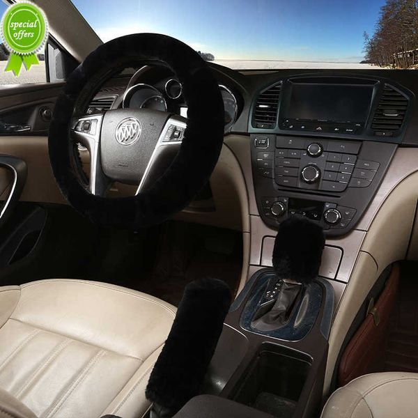 new 3pcs/set winter plush fur car steering wheel cover handbrake gear knob cover universal steering wheel cover classical black/red
new 3pcs/set winter plush fur car steering wheel cover handbrake gear knob cover universal steering wheel cover classical black/red