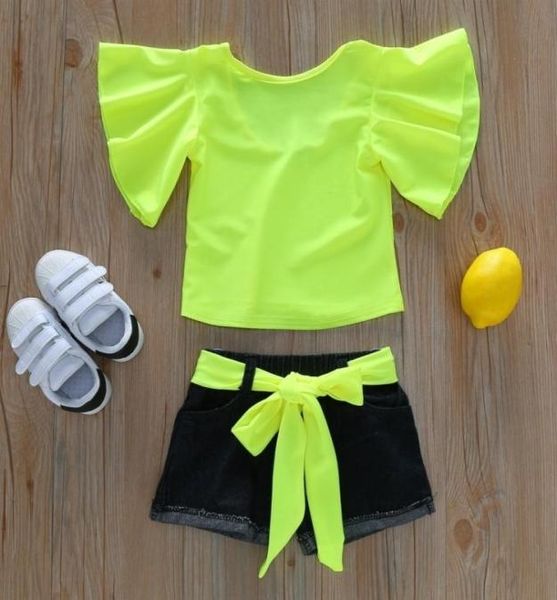 summer girls clothing sets fluorescent color short sleeve denim shorts baby girl clothes t2006133342630, White
summer girls clothing sets fluorescent color short sleeve denim shorts baby girl clothes t2006133342630, White