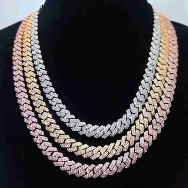 pass diamond tester 925 silver necklace vvs diamond jewelry iced out 8mm 10mm double rows hip hop moissanite cuban chain
pass diamond tester 925 silver necklace vvs diamond jewelry iced out 8mm 10mm double rows hip hop moissanite cuban chain