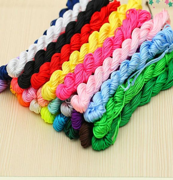 30meters nylon chinese knot cord for braid jewelry beading thread bracelet string 1mm2149411, White;red
30meters nylon chinese knot cord for braid jewelry beading thread bracelet string 1mm2149411, White;red