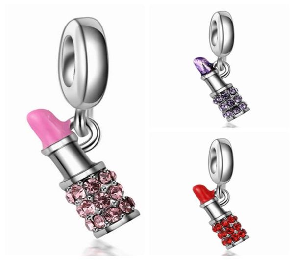 whole 20pcs lot fashion silver plated rhinestone lipstick design dangle diy charms fit european bracelet necklace low pric9551387, Bronze;silver
whole 20pcs lot fashion silver plated rhinestone lipstick design dangle diy charms fit european bracelet necklace low pric9551387, Bronze;silver